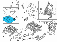 OEM Kia Carnival PAD ASSY-FRONT SEAT Diagram - 88150R0000