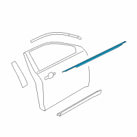 OEM 2013 Ford Taurus Belt Weatherstrip Diagram - AG1Z-5421453-A