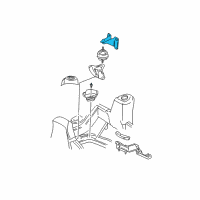 OEM 2004 GMC Envoy XUV Bracket Asm-Engine Mount Diagram - 15062379