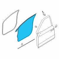 OEM 2017 Ford F-150 Door Weatherstrip Diagram - FL3Z-1820531-A