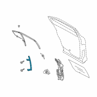 OEM 2016 Ford Special Service Police Sedan Front Guide Diagram - 8A5Z-5425797-A