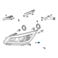 OEM 2015 Honda Fit Socket Complete T10 Diagram - 33303-T2A-A01