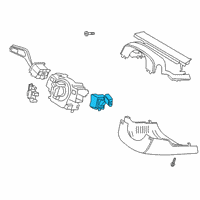 OEM 2022 Lincoln Aviator Wiper Switch Diagram - LC5Z-17A553-CA