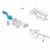 OEM 2021 Lincoln Aviator Signal Switch Diagram - LC5Z-13341-DA