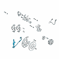 OEM 2022 Kia Telluride Sensor Assembly-Abs Rear Diagram - 58950S9100