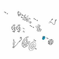 OEM 2022 Kia Telluride Rear Bearing Sensor Diagram - 58980S1000