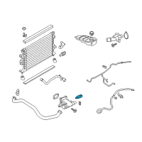 OEM Ford Focus Temperature Sensor Diagram - FB5Z-12A648-A