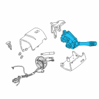 OEM Ford Combo Switch Diagram - 3W1Z-13K359-BAB