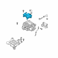OEM 2017 Hyundai Ioniq Radiator Reservoir Assembly Diagram - 25430-G2500