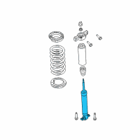 OEM 2022 Ford Mustang Shock Diagram - FR3Z-18125-AG