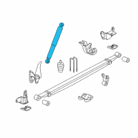 OEM 2014 Chevrolet Silverado 3500 HD Shock Diagram - 20906292