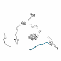 OEM 2012 Nissan Altima Hose & Tube Assy-Power Steering Diagram - 49721-JA100
