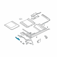 OEM 2005 Hyundai Santa Fe Motor Assembly-Sunroof Diagram - 81631-26030