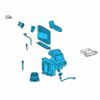 OEM Toyota Echo Evaporator Assembly Diagram - 87030-52170