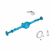 OEM 2002 Jeep Liberty Driveshaft Diagram - 5072476AB