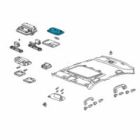 OEM 2013 Honda Crosstour Base (Cashmere Ivory) Diagram - 34252-S5A-003YF