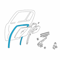 OEM Toyota Echo Run Channel Diagram - 68142-52040