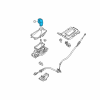 OEM 2015 Lincoln MKT Shift Knob Diagram - DE9Z-7213-CB