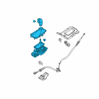 OEM 2012 Lincoln MKT Gear Shift Assembly Diagram - BE9Z-7210-AA