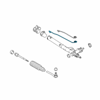 OEM 1998 Oldsmobile Aurora Pipe Kit, Steering Gear(Long) Diagram - 26037981