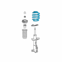 OEM 2018 GMC Terrain Coil Spring Diagram - 23335522