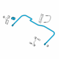 OEM 2019 Ford F-250 Super Duty Stabilizer Bar Diagram - HC3Z-5A772-A