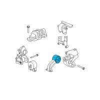OEM 2008 Dodge Avenger Engine Mount Bracket Diagram - 5085511AA
