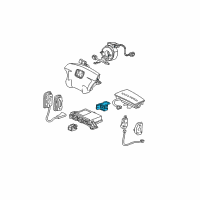 OEM 2003 Honda Civic Sensor Assy., R. FR. Side Diagram - 77930-S5A-A82