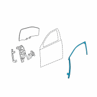 OEM Buick Lucerne Run Channel Diagram - 15834178