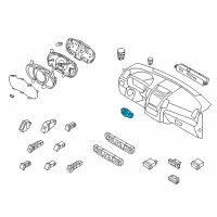 OEM 2015 Kia Sorento Button Start Swtich Assembly Diagram - 954302P420