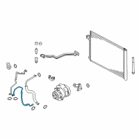 OEM 2011 BMW X6 Pressure Hose, Compressor-Condenser Diagram - 64-50-9-152-961