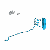 OEM Chevrolet Tail Lamp Assembly Diagram - 84288718