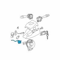 OEM Scion iQ Interlock Solenoid Diagram - 85432-58010