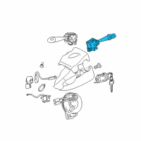 OEM 2003 Toyota MR2 Spyder Wiper Switch Diagram - 84652-21030