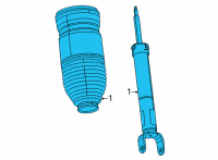 OEM 2022 Jeep Wagoneer SHOCK-AIR SUSPENSION Diagram - 68409686AE