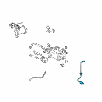 OEM 2007 Lexus GS430 Sensor, Oxygen Diagram - 89465-30740