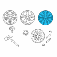 OEM 2019 Kia Soul Wheel Assembly-Aluminum Diagram - 52910B2600