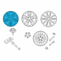 OEM 2016 Kia Soul Wheel Assembly-Aluminum Diagram - 52905B2300