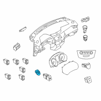 OEM 2019 Nissan Rogue Switch Assy-Ignition Diagram - 25150-4BA0A