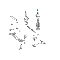 OEM Toyota Highlander Strut Mount Cover Diagram - 48753-06011