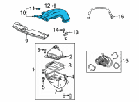 OEM 2021 Buick Encore GX Intake Duct Diagram - 60003010