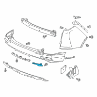 OEM 2018 Honda CR-V Reflector Assy., L. RR. Diagram - 34550-TLA-A01