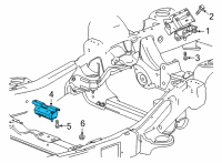 OEM 2022 GMC Yukon XL Mount Diagram - 84718750