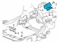 OEM GMC Yukon XL Front Mount Diagram - 84718753