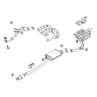 OEM Kia Telluride Gasket-Exhaust Pipe Diagram - 28751C5100