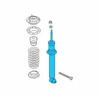 OEM 2015 BMW 650i xDrive Rear Spring Strut Diagram - 33-52-6-789-606