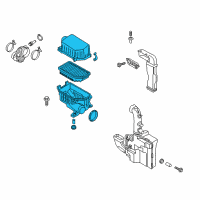 OEM 2016 Hyundai Veloster Cleaner Assembly-Air Diagram - 28110-2V600