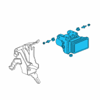 OEM 2003 Acura RSX Modulator Assembly Diagram - 57105-S6M-J00