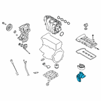 OEM 2014 Hyundai Veloster Body Assembly-Throttle Diagram - 35100-2B340