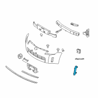 OEM 2007 Nissan 350Z Reflector Assembly-Front Side, L Diagram - 26145-CF40A